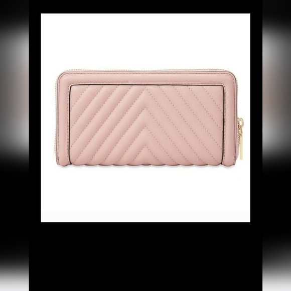 NWT! BEAUTIFUL VICTORIA'S SECRET LARGE WALLET WITH ZIPPER ORCHID BLUSH - Picture 7 of 8